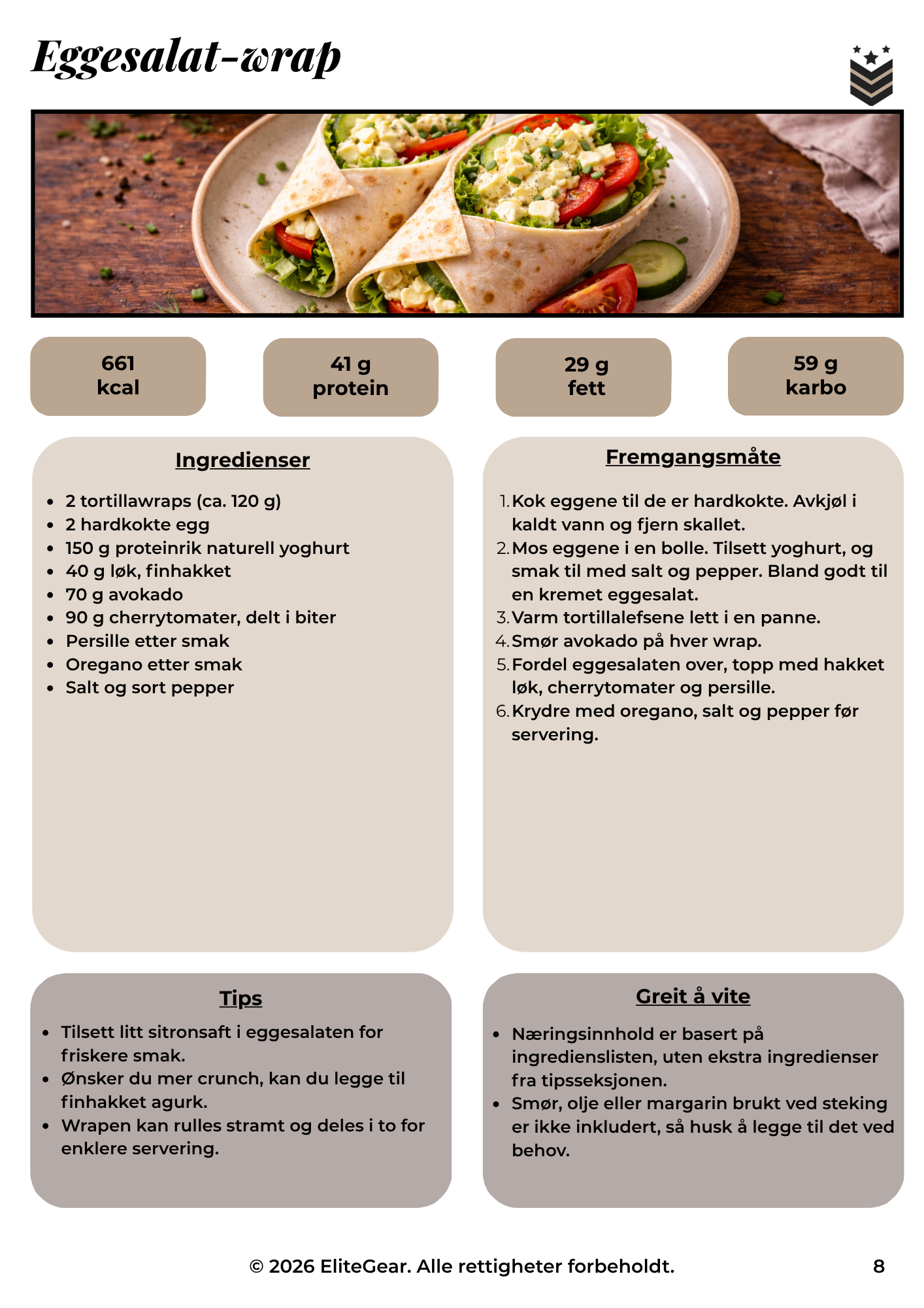 Proteinrike frokoster